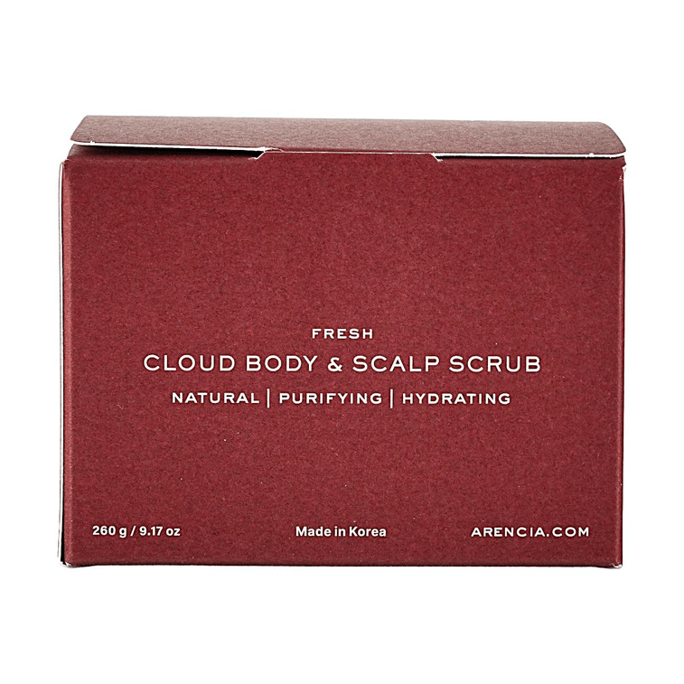 Fresh Cloud Scrub For Body & Scalp French Sea Salt Physical Exfoliation Lavender & Pear Scent Cloud Scrub, 9.17 oz 8