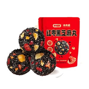 Red Date and Black Sesame Balls 135g*1bags (approx. 15 small packets)