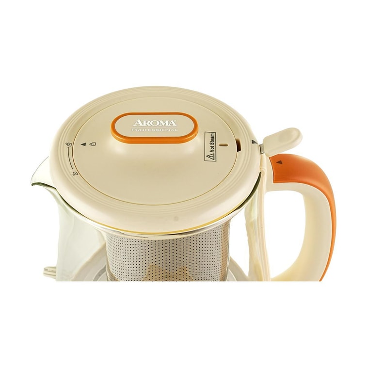 Multi-Function Digital Glass Tea Maker, 50.72 fl oz 6-Cup with 16 Heat Settings AWK-705 16