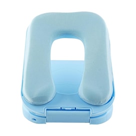 Nap Pillow Memory Foam Blue