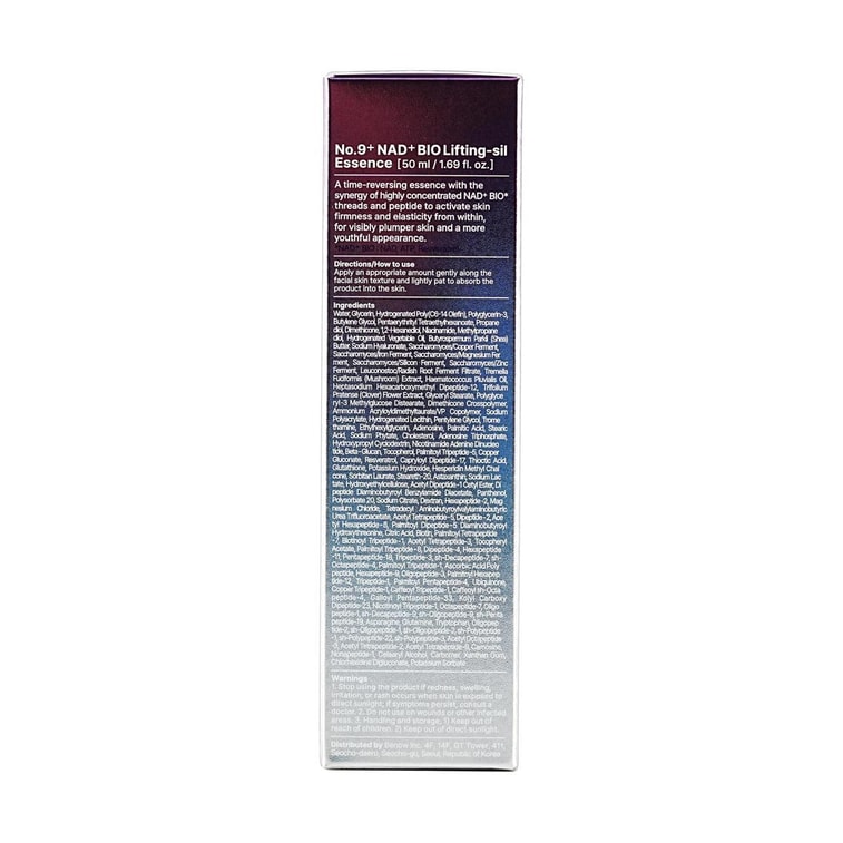 No.9+ NAD+ Bio Lifting-sil Essence, Time Reversing, 1.69 fl oz. 15