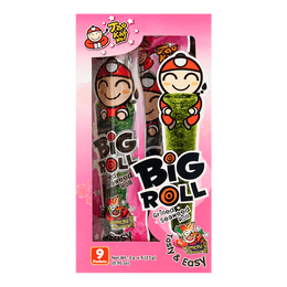 BIG ROLL Grilled Seaweed Roll Kimchi Flavor 9 Packets