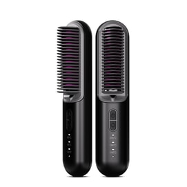 Wireless Straight Comb Negative Ion Hair Care Black 1 Piece