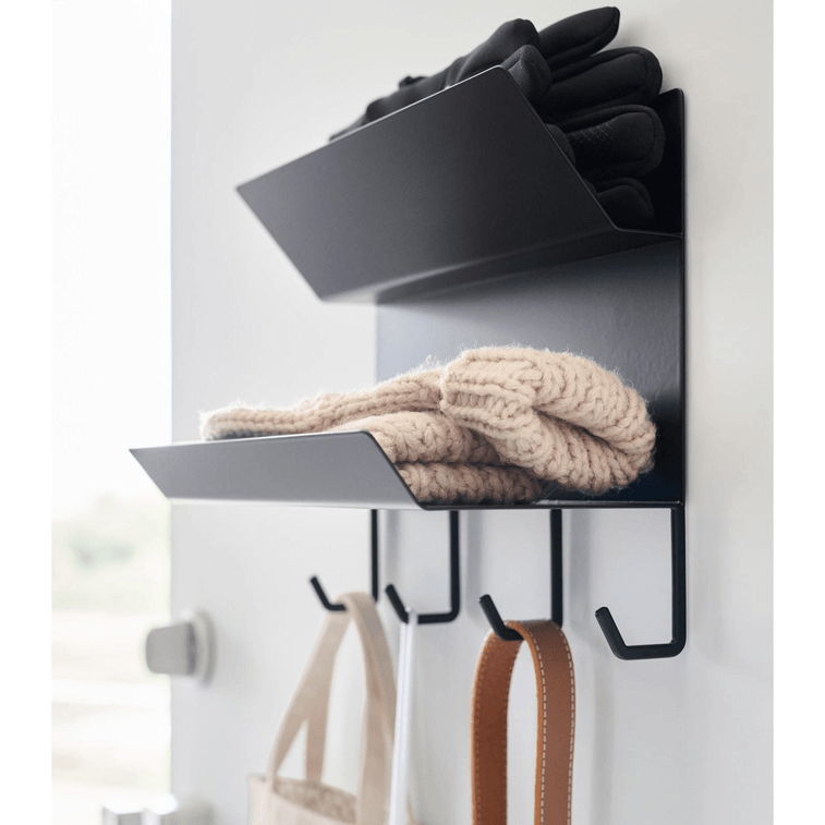 Japanese Yamazaki Home 磁性玄關架 - 鋼黑 1件 3