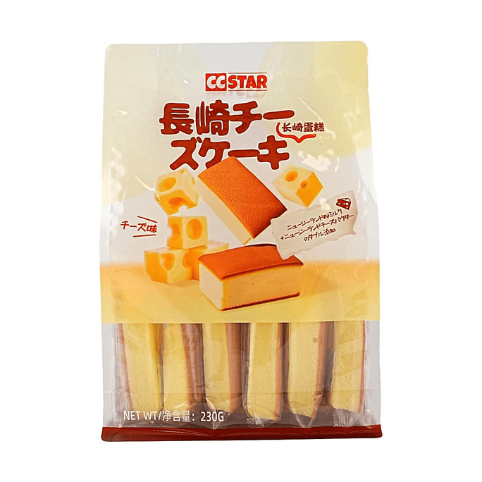 CC STAR 長崎蛋糕 芝士味 230g【營養早餐】