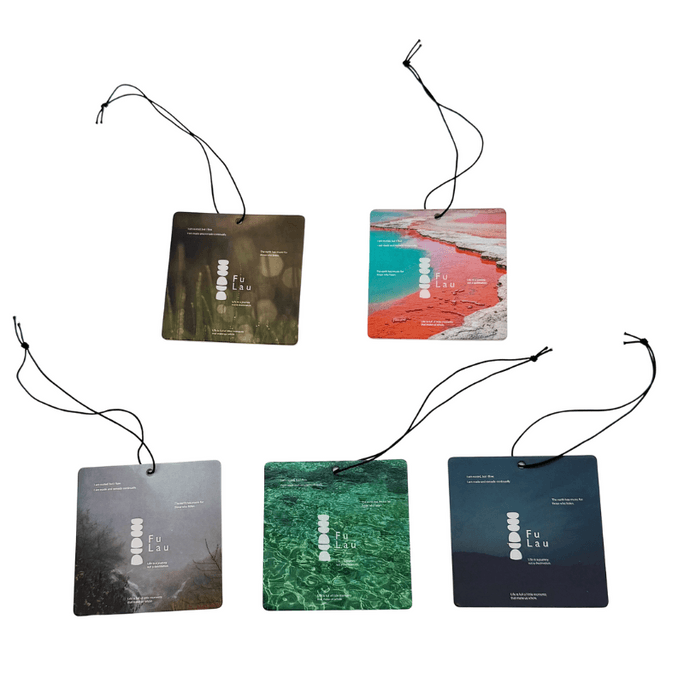 【Xun Xiang】FengShui Energy Purifying Scented Card-Wardrobe Deodorization Home&Car Use-Pomegranate & Ambergris 1 Piece​