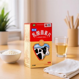 江中 乳酸菌素片 肠胃消化 便秘药 拉肚子 腹泻 肠炎 调理肠胃 64片入