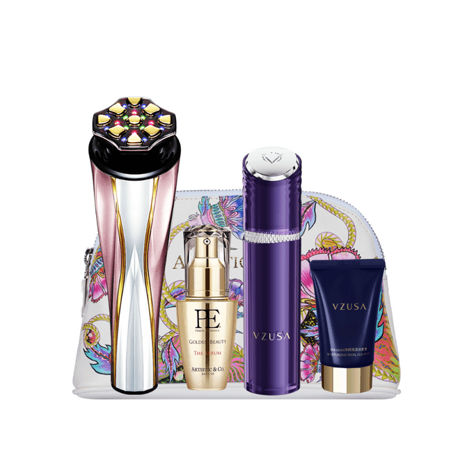 [중국 직배송] 닥터아리보 제우스 2세대 가정용 RF 미용기기 (1개, 로즈핑크) - 리프팅, 탄력, 주름 개선, 피부 재생