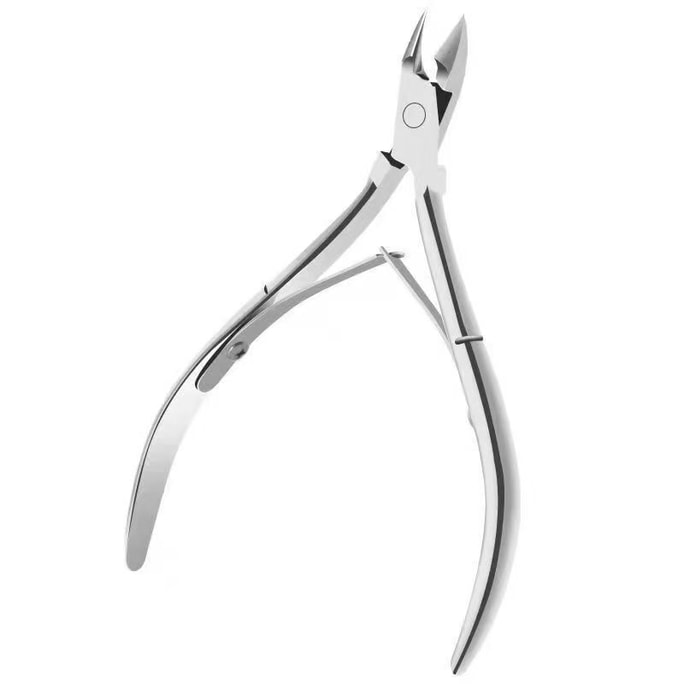 Nail salon leather dead skin clipper simple silver 1 to go backstabbing hand repair nail salon exclusive