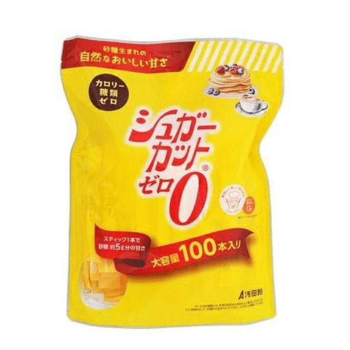 [일본 직배송] 아사다 아메(일본산 감미료), 무설탕 분말, 무설탕 과립, 100캡슐, 저칼로리, 감미료, 혈당 조절에 적합, 음료 첨가제, 건강식, 설탕 대체제