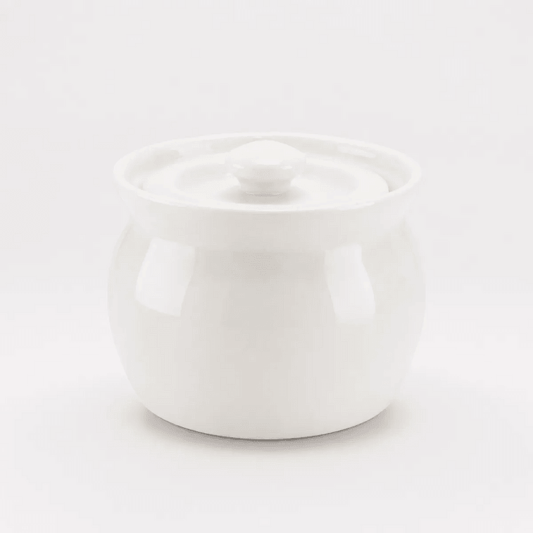 Ceramic Tile Stew Pot Soup Cup Steaming Stew Bowl Large White 10.510., 23.1 inch/14.2 fl oz 3