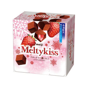 【日本直送】明治 とろけるキッスシリーズ フルーツチョコレート 濃厚いちご味 53g