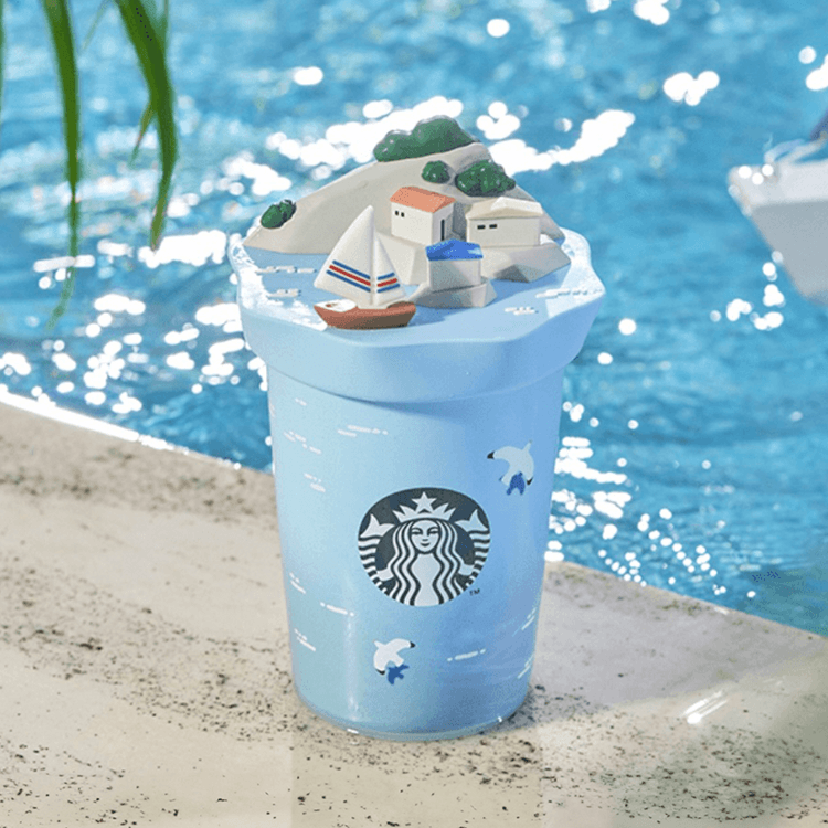 CH STARBUCKS セーリングアイランド セラミックコーヒーマグ 473ml [サマーシーサイド] - Yami