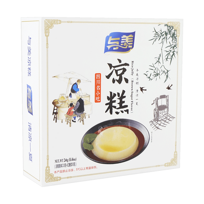 Rice Jelly (Brown Sugar Flavor) 240g