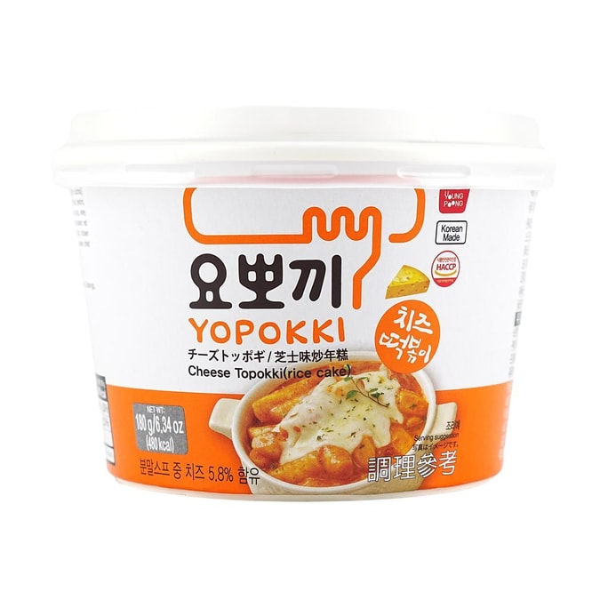 Cheese Topokki - Rice Cake, 6.34 oz