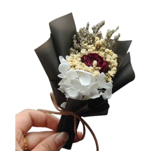 Car Perfume Mini Dried Flower Bouquet +2ml Perfume Car Accessories Aromatherapy Air Conditioning Vent Light Fragrance Decoration Gift - Night Elf 1PC