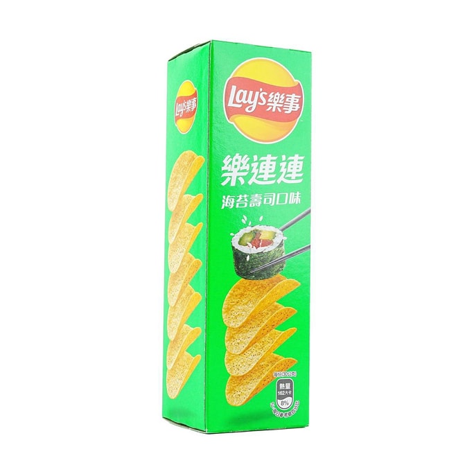 台湾版LAY'S乐事 乐连连薯片 海苔寿司味 60g