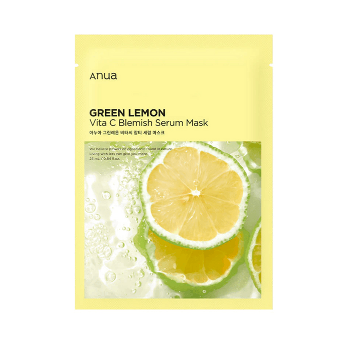 Green Lemon Vitaci Blemish Serum Mask 25ml*10Sheets