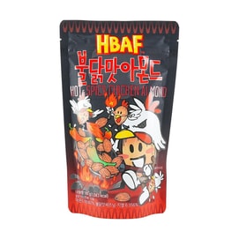 韩国HBAF芭蜂 热辣火鸡面味杏仁坚果零食 190g【营养高蛋白】【网红坚果小食】
