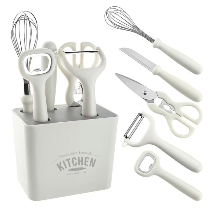 6-Piece Kitchen Gadget Set (White)