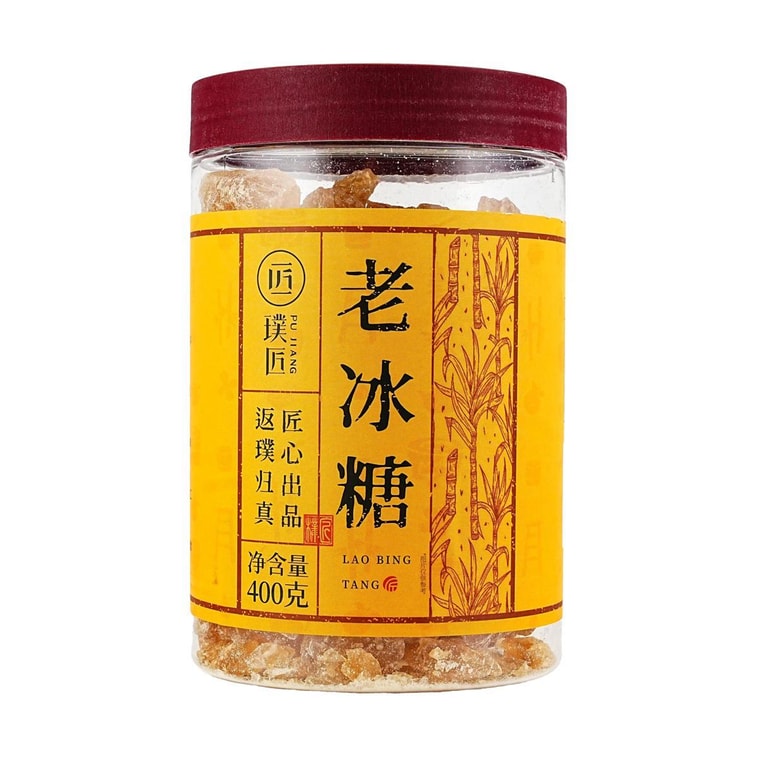 璞匠 手工老冰糖 多晶黃冰糖 400g 6