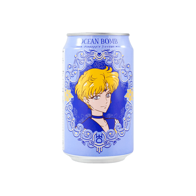 Sailor Moon Sparkling Water - Pineapple Flavor, 11.15fl oz