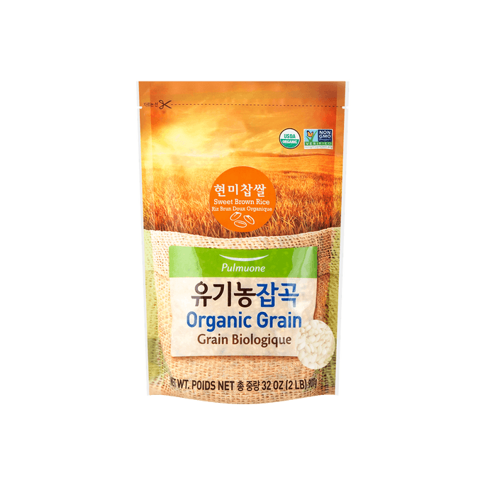 韩国PULMUNOE圃美多 有机谷物甜糙米 900g 【健康营养新主食】