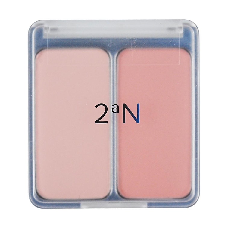 韩国2AN 双色腮红 膨胀显嫩不挑皮 女团感 浅牛奶粉 #2 Love Rosy 浅粉色+桃粉色 4.5g*2 【裴珠泫同款】 3