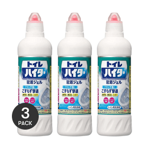 Haiter Toilet Cleaner - Power Toilet Bowl Cleaner Gel - For Cleaning and Disinfecting - Stain Removal500ml*3【Value Pack】
