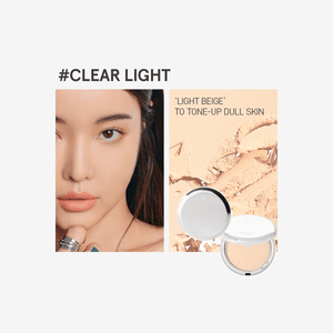 Makeup Fixing Powder Setting Powder Foundation #Clear Light, 0.32 oz