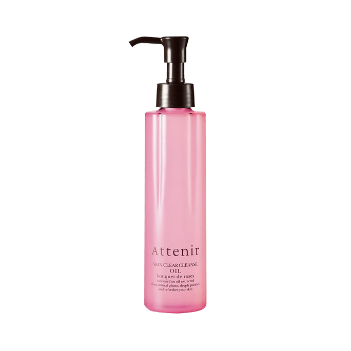 ATTENIR Natural||Purifying and Anti-Aging Deep Cleansing Makeup Remover Oil||Limited Edition Rose Scent 175ml
