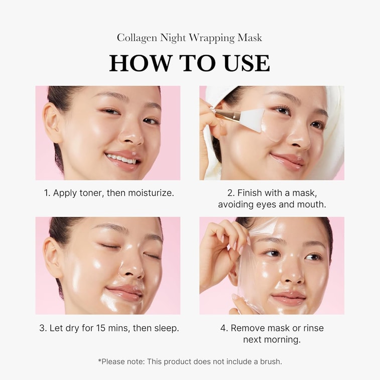 Collagen Night Wrapping Mask 75ml 4