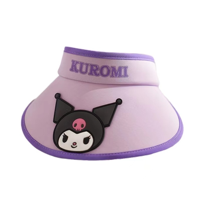 Sanrio Sun Hat Protects Against UV Rays -Kuromi 1Pc