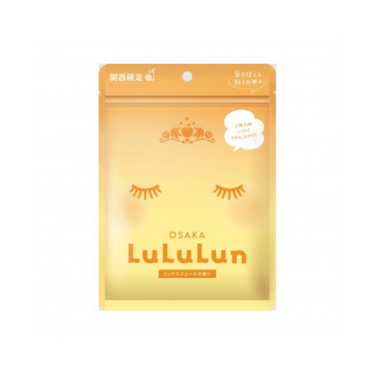 Lururun Osaka Kansai limited mask mixed juice scent 7 pieces