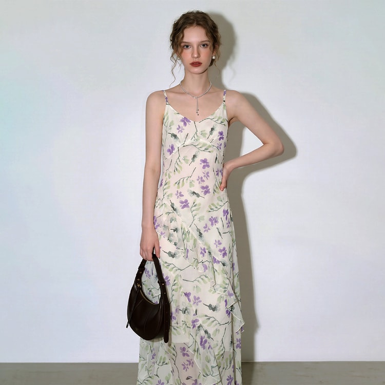a line white dresses for women Berylove Engagement Dress Halter Chiffon Sleeveless Maxi Dress Size:R28 GL-08.06.25 Summer Dresses Woman Within line cut provides a