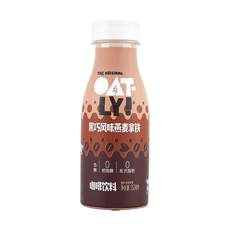 OATLY噢麦力 黑巧风味燕麦拿铁 低糖咖啡 252ml 3