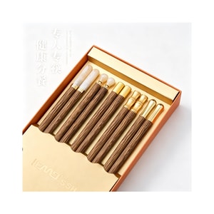 Premium Antibacterial And Mildew-Resistant Jade And Chicken Wing Wood Chopsticks, Personal Use, No Paint, 5 Pairs