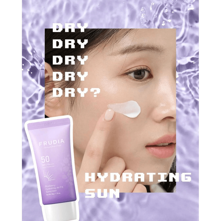 Blueberry Hydrating Air Fit Sunscreen 50g - Yami.com