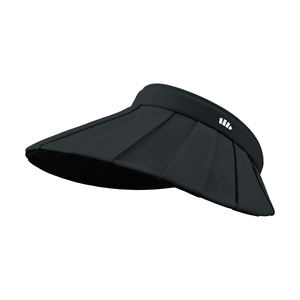 Women's Pleated Shell Black Rubber Sun Protection Hat Sun Protection UV Protection Twilight Black 55-58cm