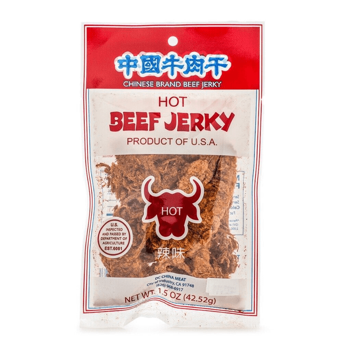  Chinese Style Beef Jerky 1.5Oz(Made In U.S.A) Hot