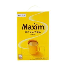 韩国MAXIM麦馨 黄金摩卡咖啡 速溶咖啡 100条入 1200g【机智的医生生活同款 孔侑同款】