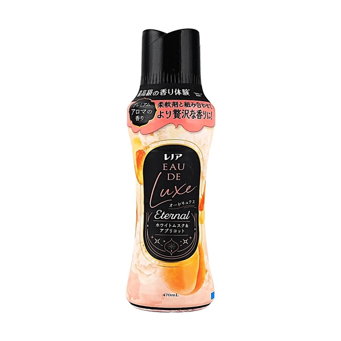 Lenor Happiness Premium Aroma Jewel, #Innocent White Musk and Apricot, 15.89 fl oz, Long-Lasting Premium Laundry Scent B