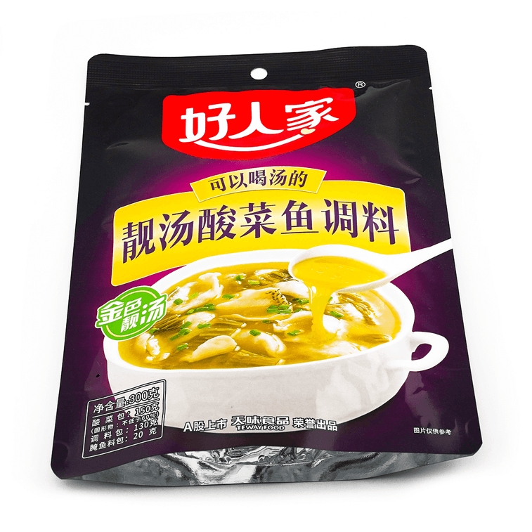 好人家 靚湯酸菜魚調味料 300g *3【3份超值裝】【可以喝湯的酸菜魚】 5