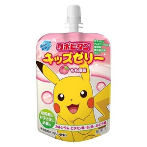 日本 TAISHO PHARMACEUTICAL CO 大正製藥 無添加兒童果凍 補充水分 果凍狀 清涼飲料水 桃子味 125g(包裝隨機發貨)