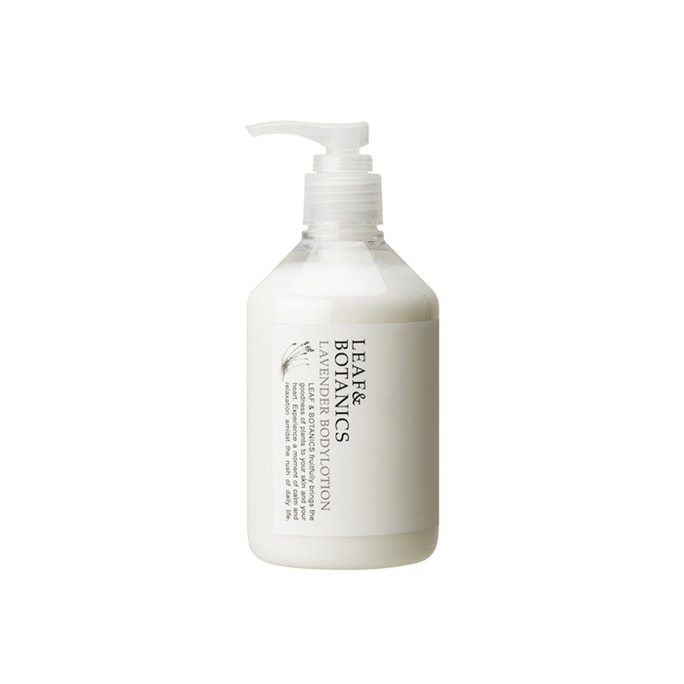 【日本直郵】MATSUYAMA松山油脂 Leaf&Botanics 薰衣草香身體乳 300ml