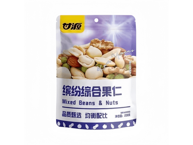 あまなっつ 中国直送】甘源 缤纷ミックスナッツ 208g*1袋 毎日ナッツ 缤紛ミックス