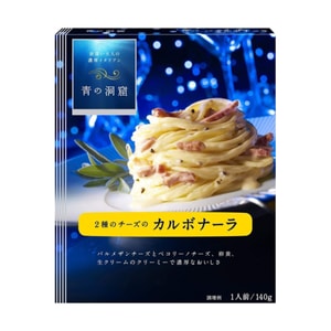 【日本直邮】日本日清制粉 青之洞窟意大利面酱 双重芝士培根口味 140g