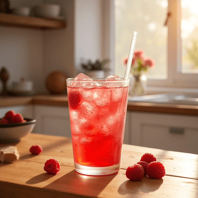 HATAKOSEN Ramune Soda - Raspberry Flavor Japanese Drink, 6.76 fl