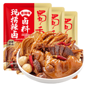 【中國直郵】 蜀香 現撈辣香滷汁調味料 香辣味 滷料包鹵牛肉滷肉調味包鹵水汁 120g*3袋