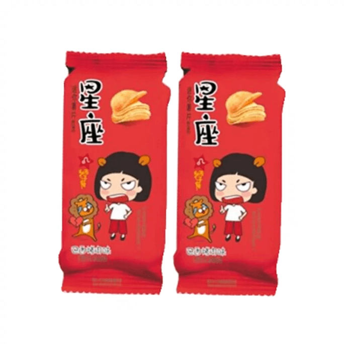 [중국 직배송] 미스동 포테이토칩 별자리 인터넷 연예인 핫간식 브라질바비큐맛 6팩